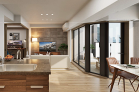 コーナーサッシ